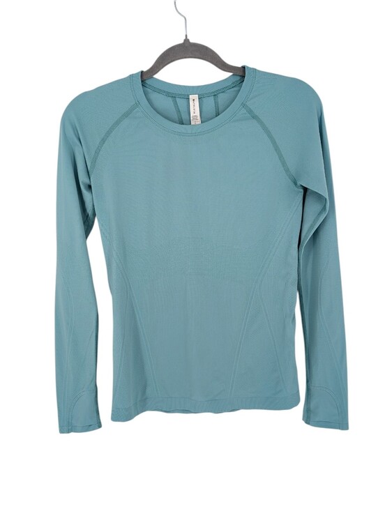 Athleta Tops - Athleta Momentum Seamless Long Sleeve Top Blue Small